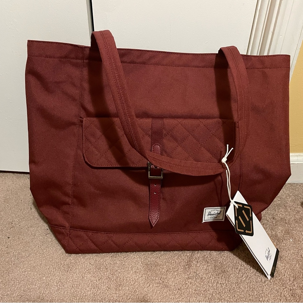 Herschel Supply Company Women's Maroon Tote Bag